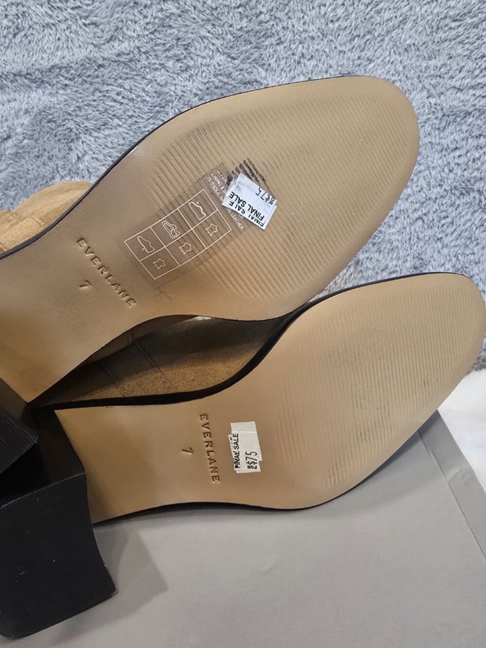 Everlane Outlaw Boot Sand Suede Women's Sizes NEW in BOX - Picture 9 of 16